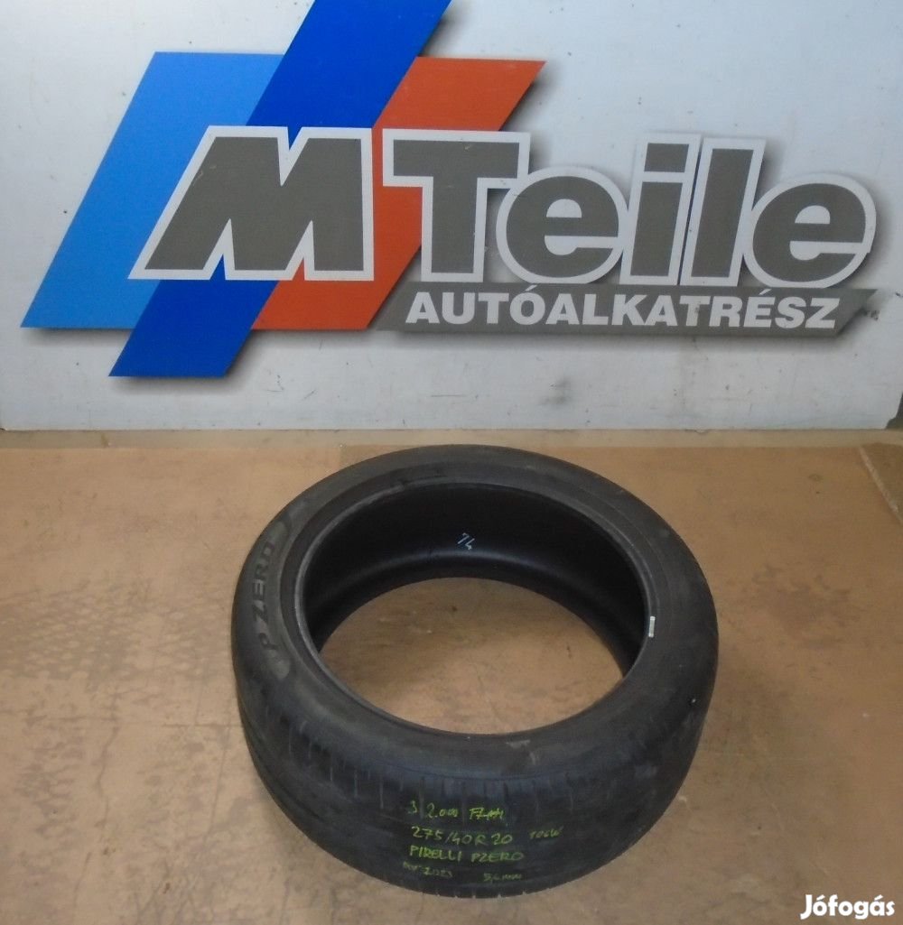 [GYÁRI BONTOTT] NYÁRI GUMI - 275 / 40 R20 - 106W - PIRELLI PZERO - DO